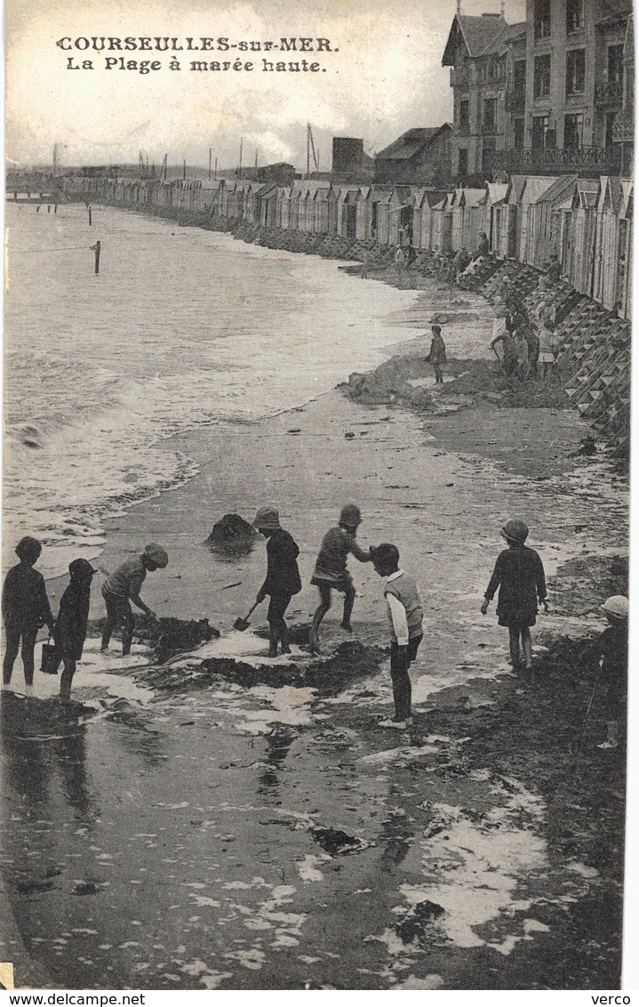 Carte postale ancienne de COURSEULLES sur MER