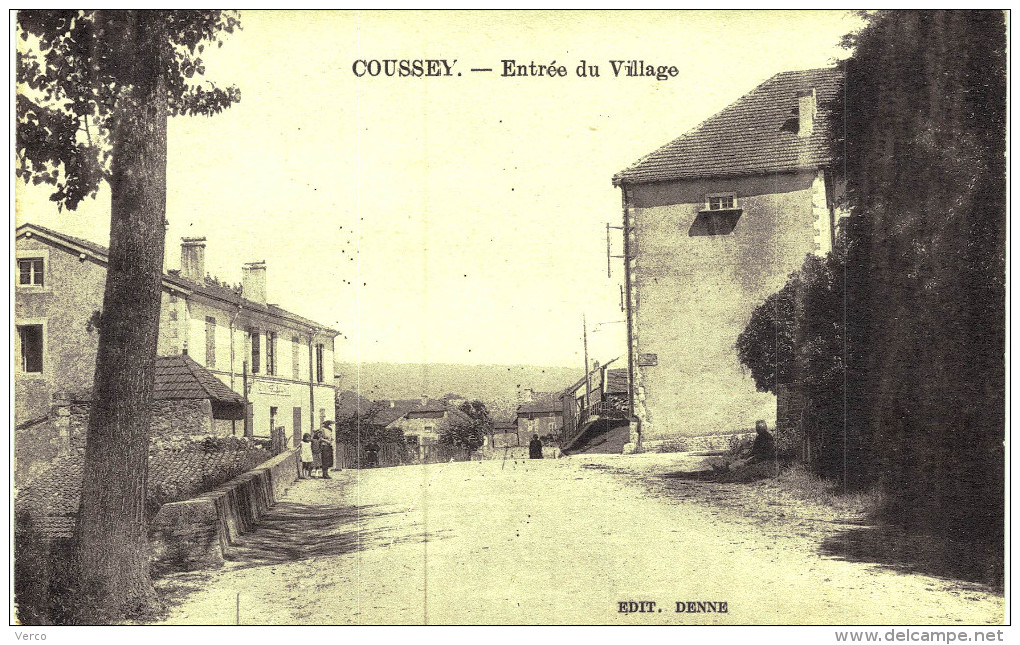 Carte Postale Ancienne de COUSSEY