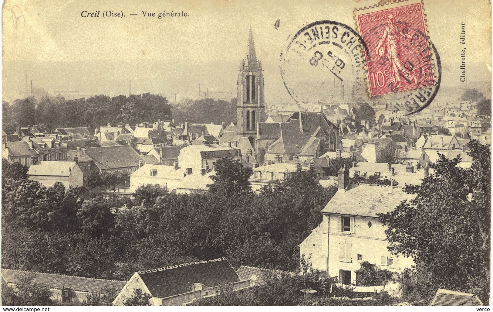 Carte Postale ancienne de  CREIL -