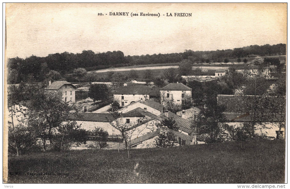 Carte Postale Ancienne de DARNEY