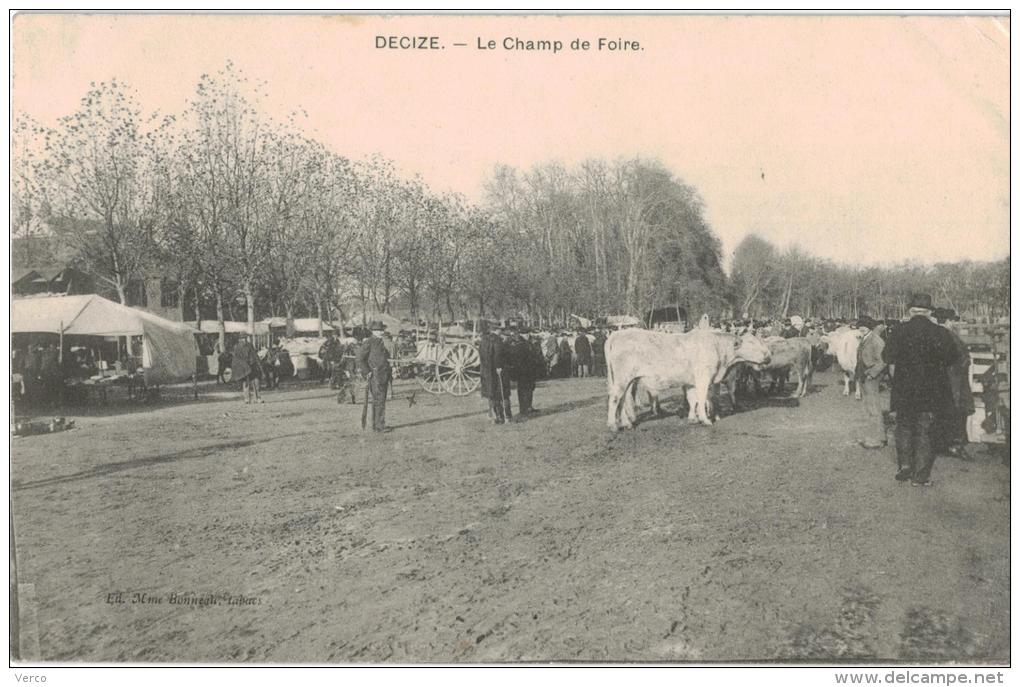 Carte Postale Ancienne de DECIZE