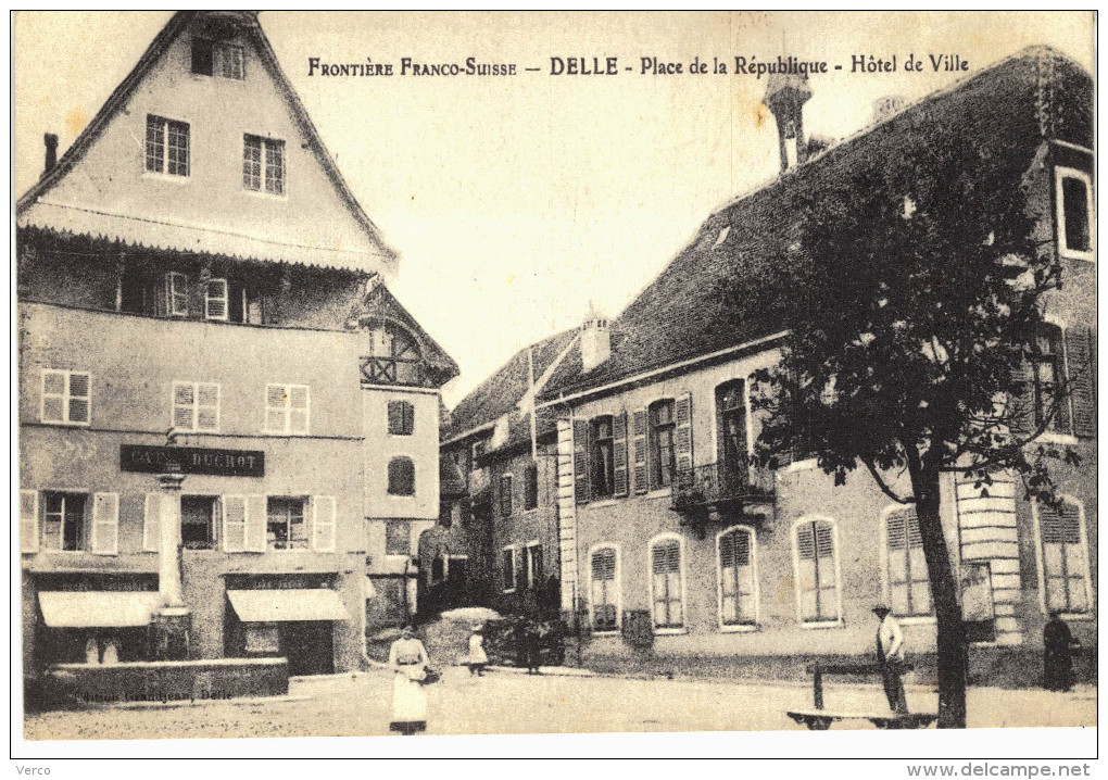 Carte Postale Ancienne de  DELLE