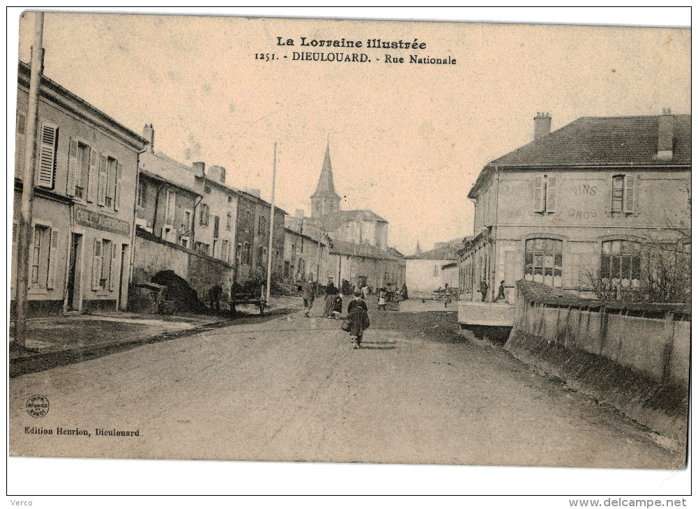 Carte Postale Ancienne de DIEULOUARD