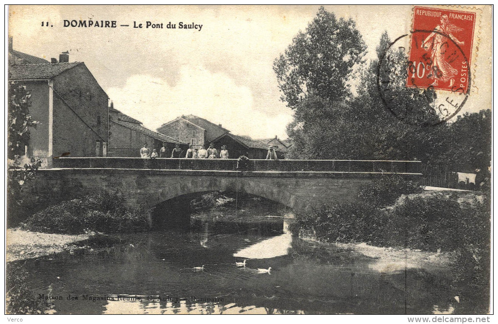 Carte Postale Ancienne de DOMPAIRE