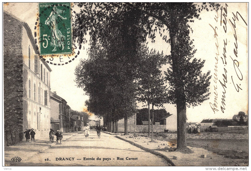 Carte Postale Ancienne de DRANCY