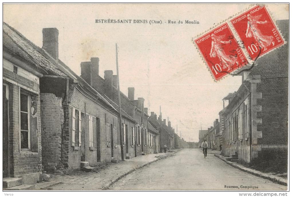 Carte Postale Ancienne de ESTREES SAINT DENIS