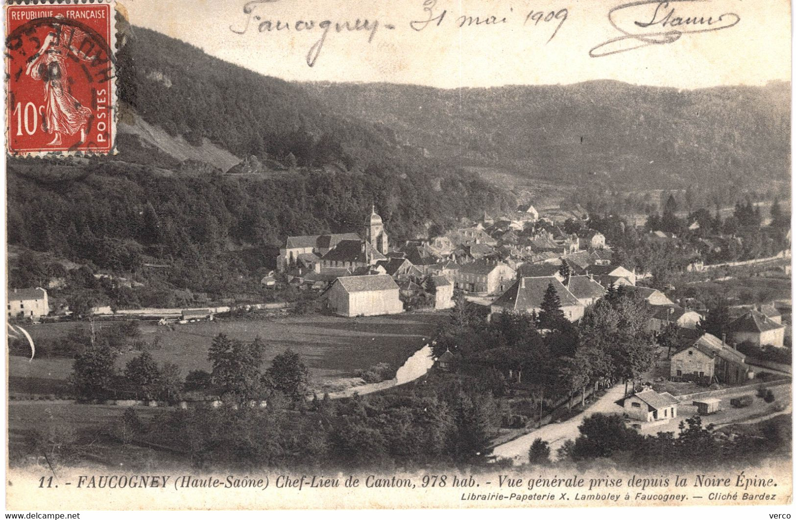 Carte POSTALE  Ancienne de FAUCOGNEY