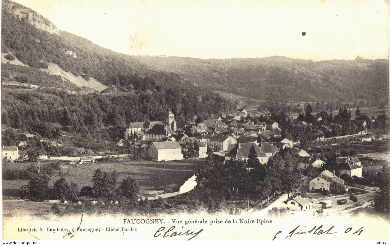 Carte POSTALE  Ancienne de FAUCOGNEY