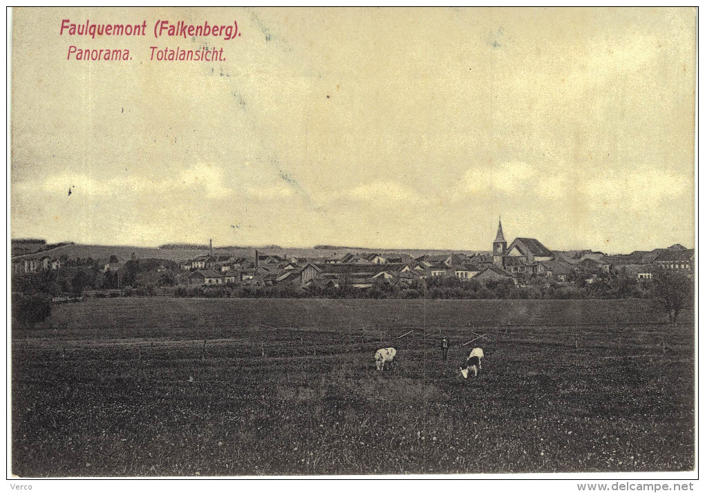 Carte Postale Ancienne de FAULQUEMONT