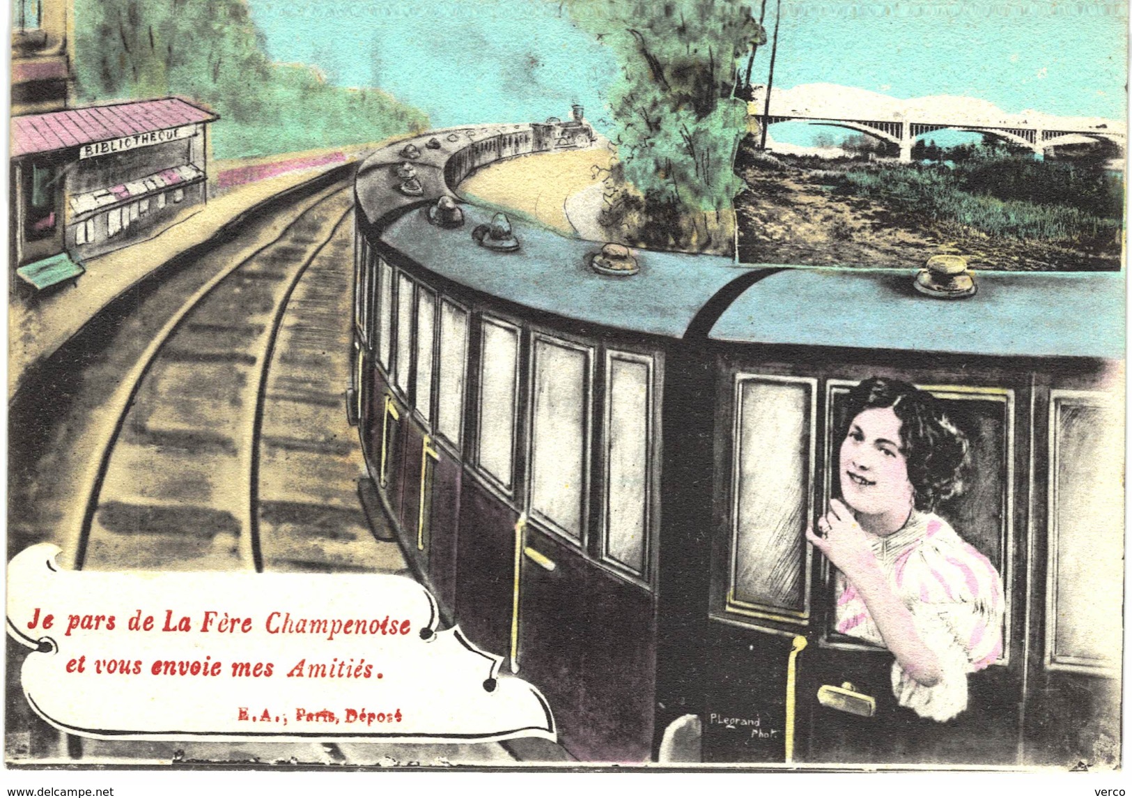 Carte postale ancienne de FERE CHAMPENOISE