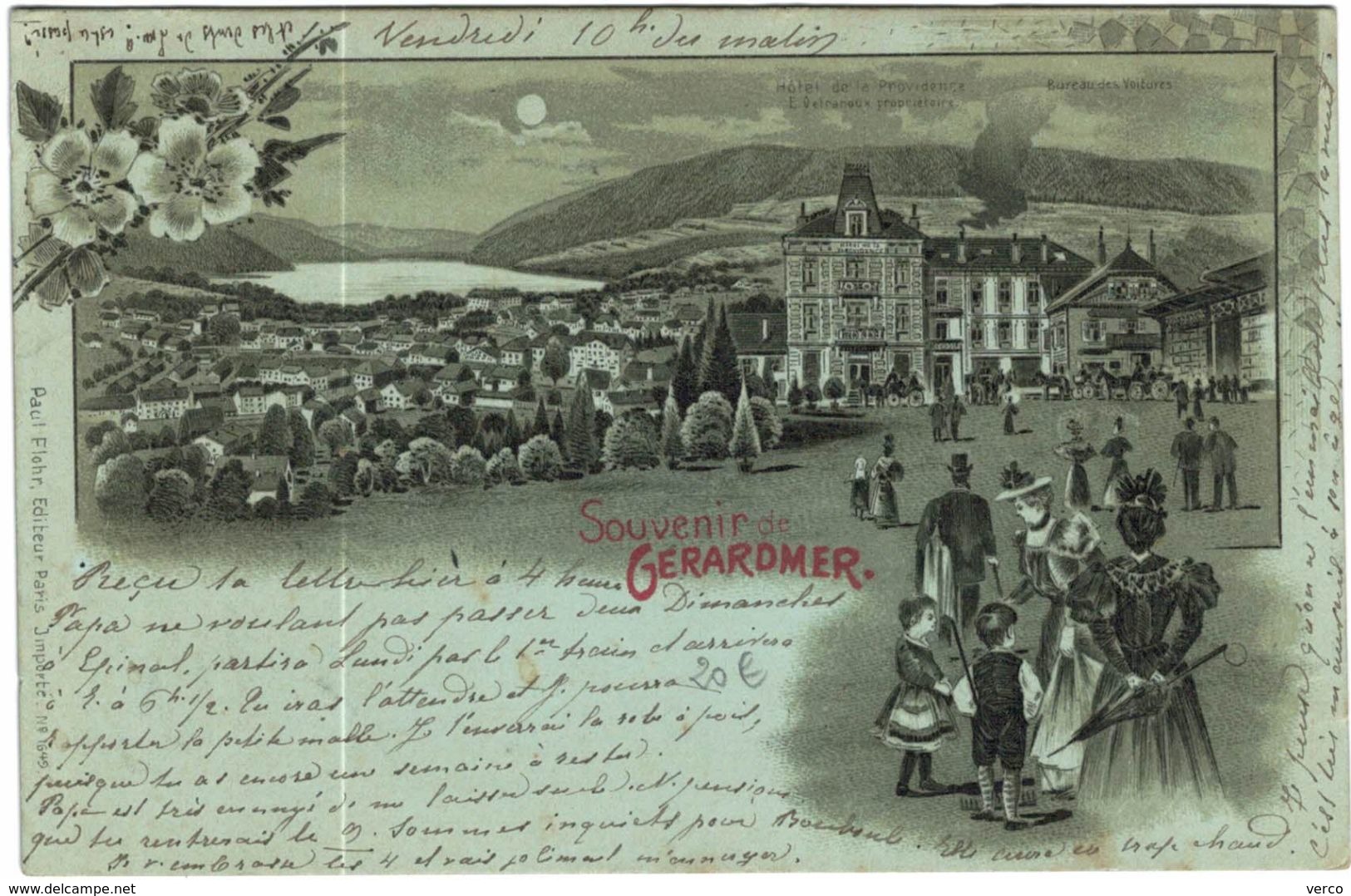 Carte Postale Ancienne de GERARDMER -