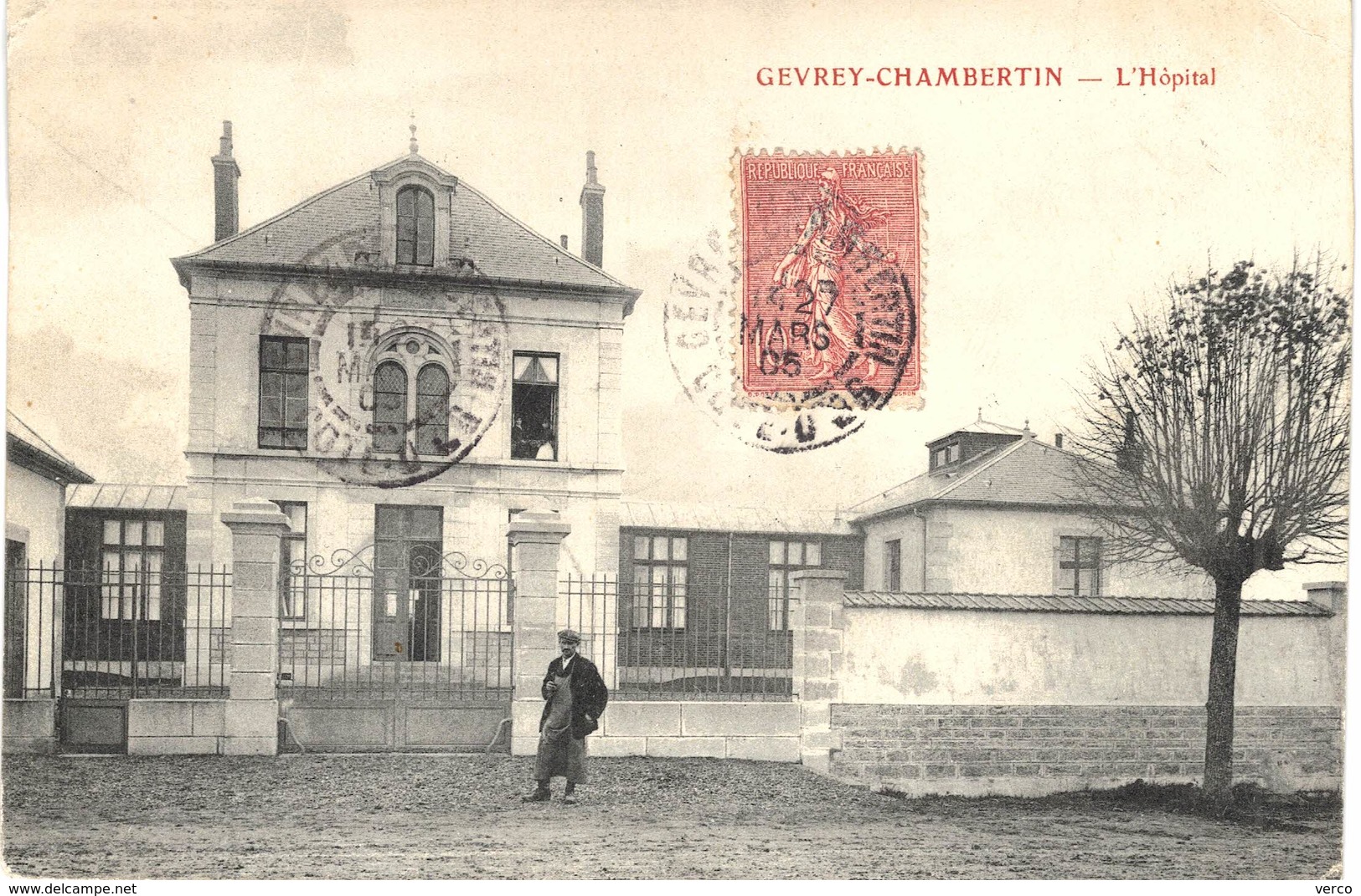 Carte POSTALE Ancienne  de  GEVREY -  CHAMBERTIN /  L' Hôpital