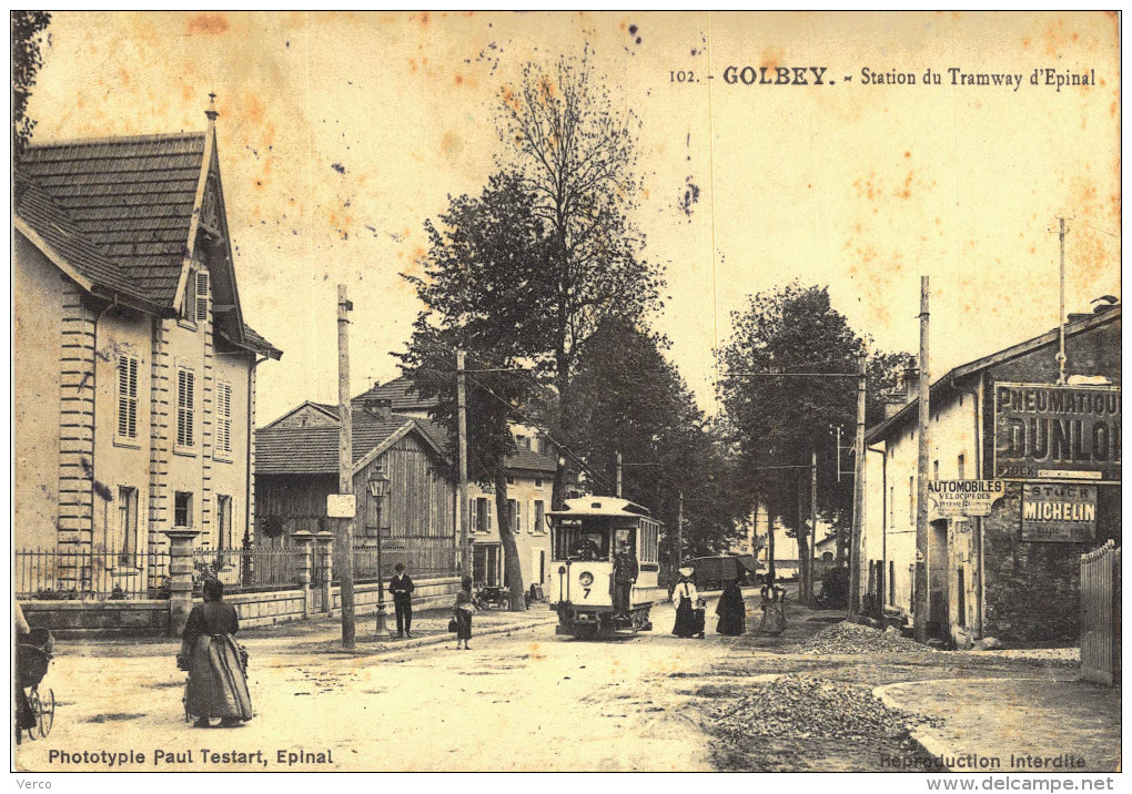 Carte Postale Ancienne de GOLBEY