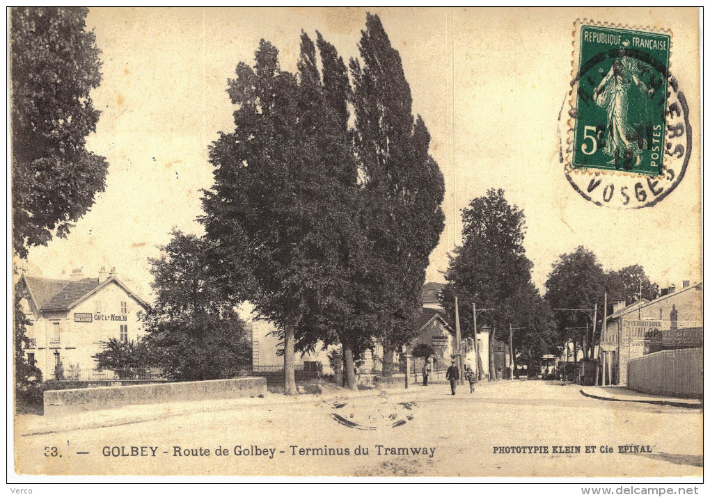 Carte Postale Ancienne de GOLBEY