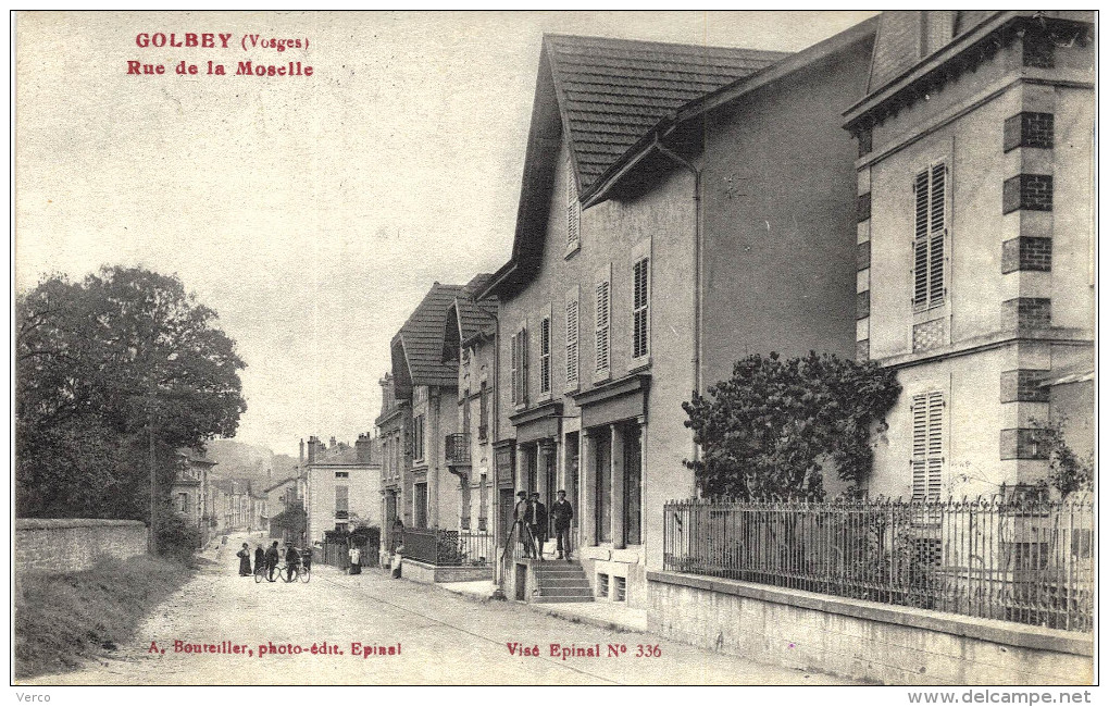 Carte Postale Ancienne de GOLBEY