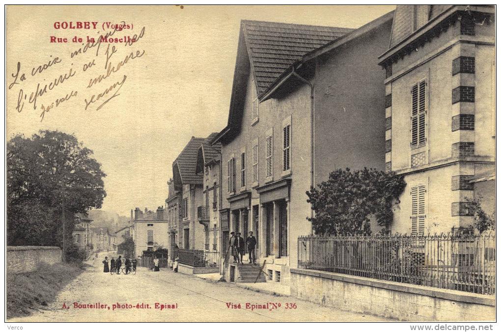 Carte Postale Ancienne de GOLBEY