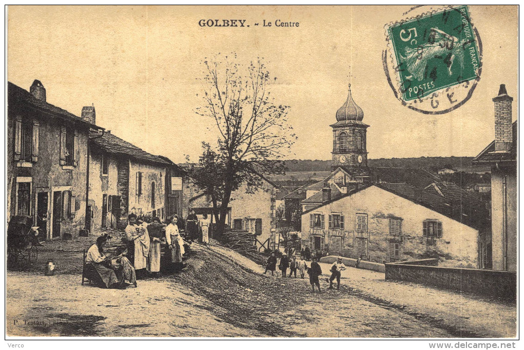 Carte Postale Ancienne de GOLBEY