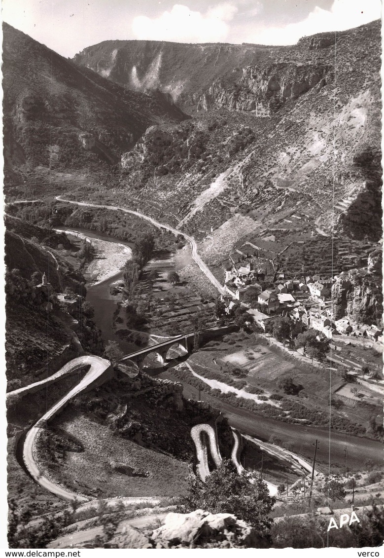 Carte Postale ancienne de GORGES du TARN - La MALENE