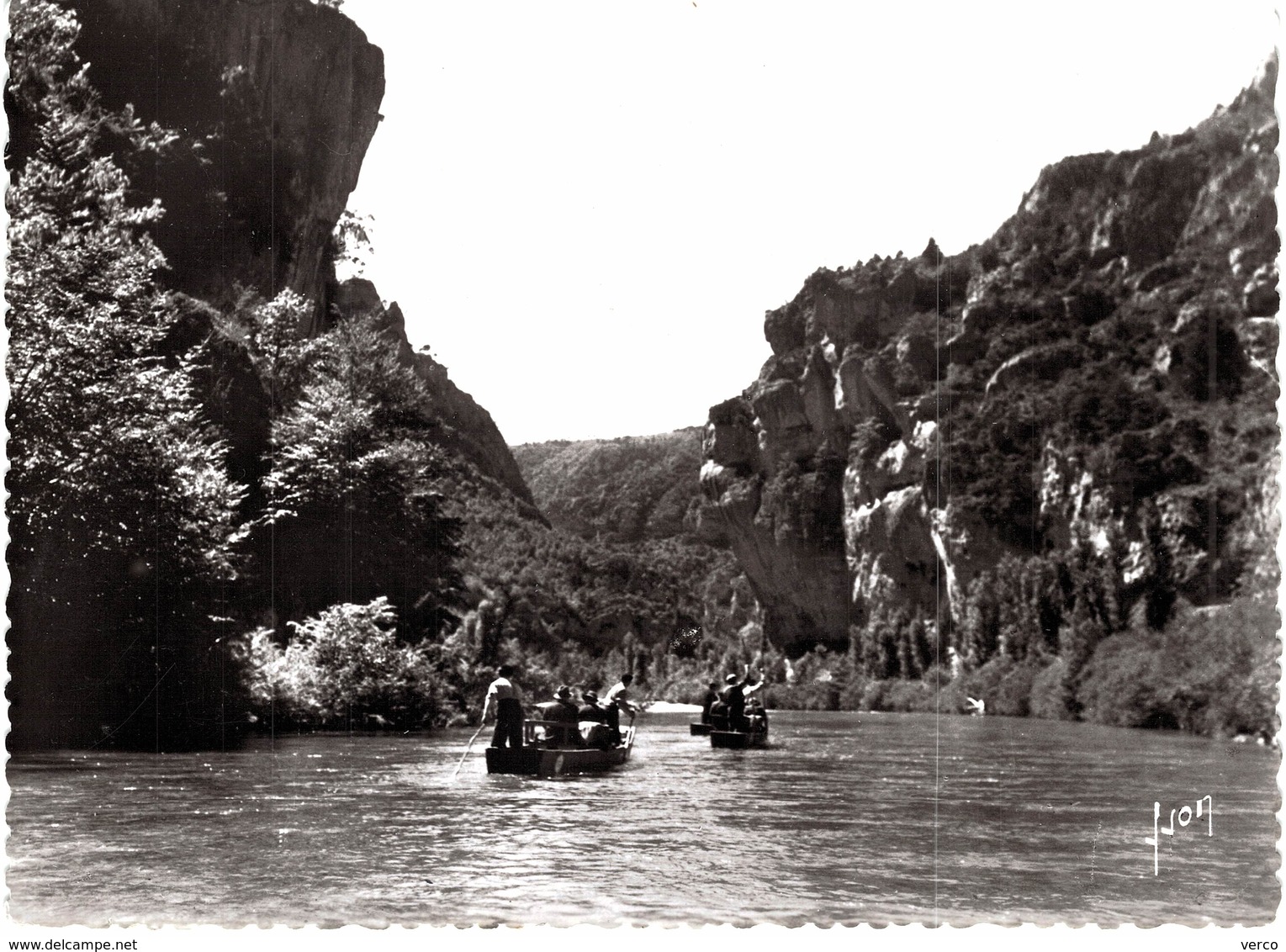 Carte Postale ancienne de GORGES du TARN - La MALENE