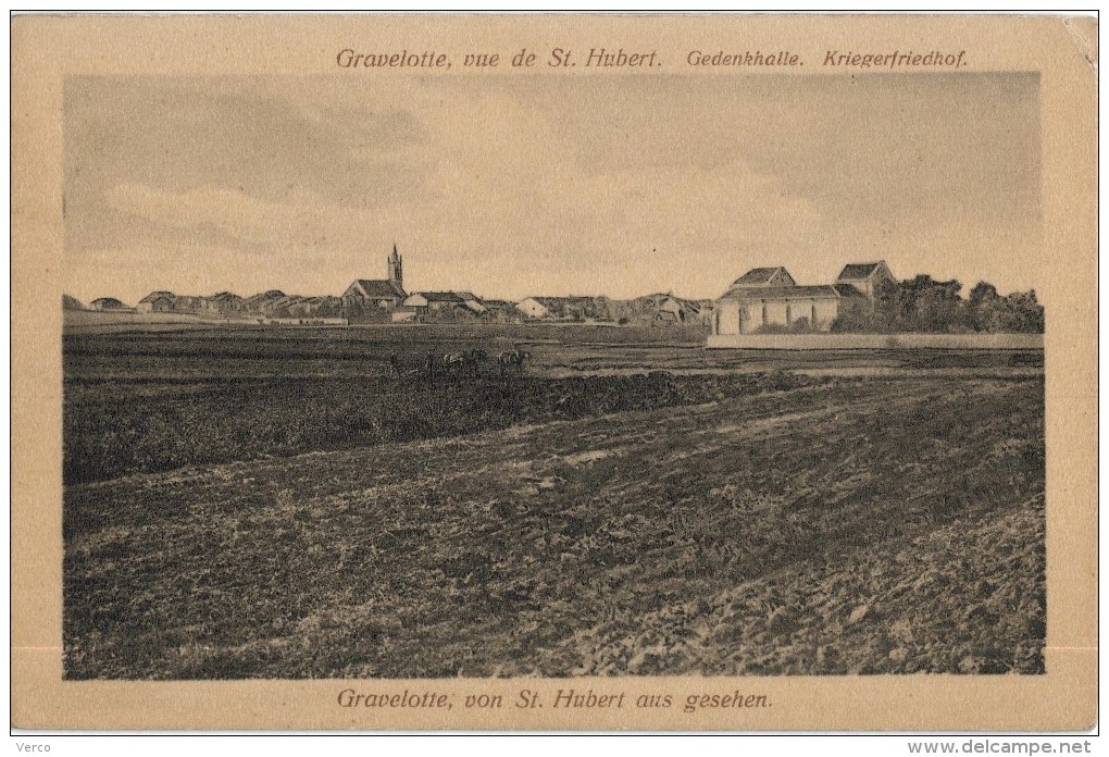 Carte Postale Ancienne de GRAVELOTTE-Vue de Saint Hubert