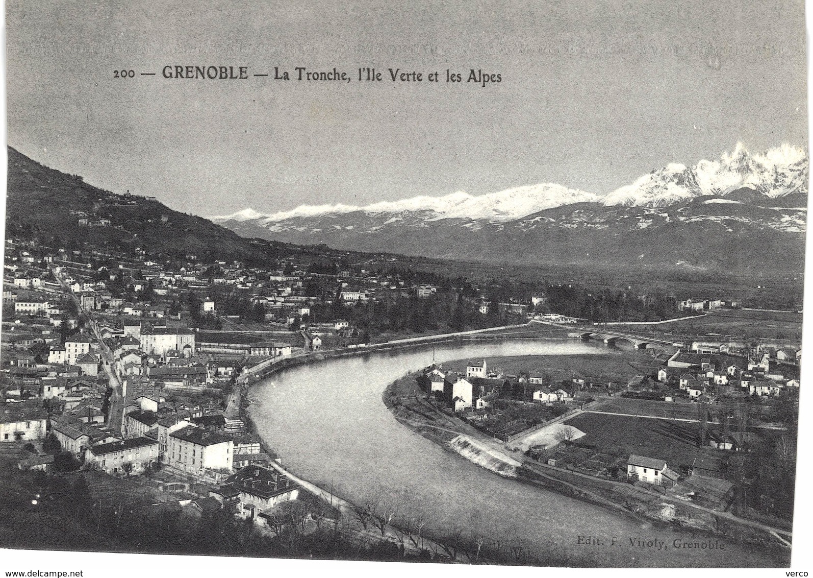 Carte  postale ancienne de GRENOBLE