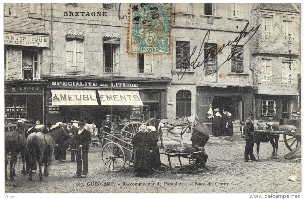 Carte Postale Ancienne de GUINGAMP