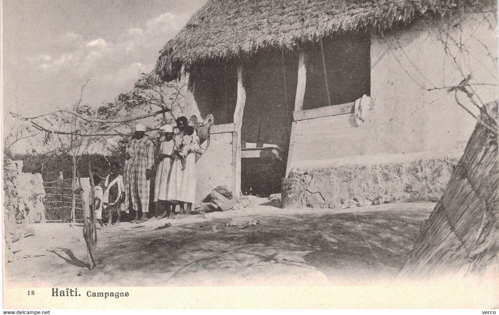 Carte POSTALE  Ancienne  de  HAITI - Campagne