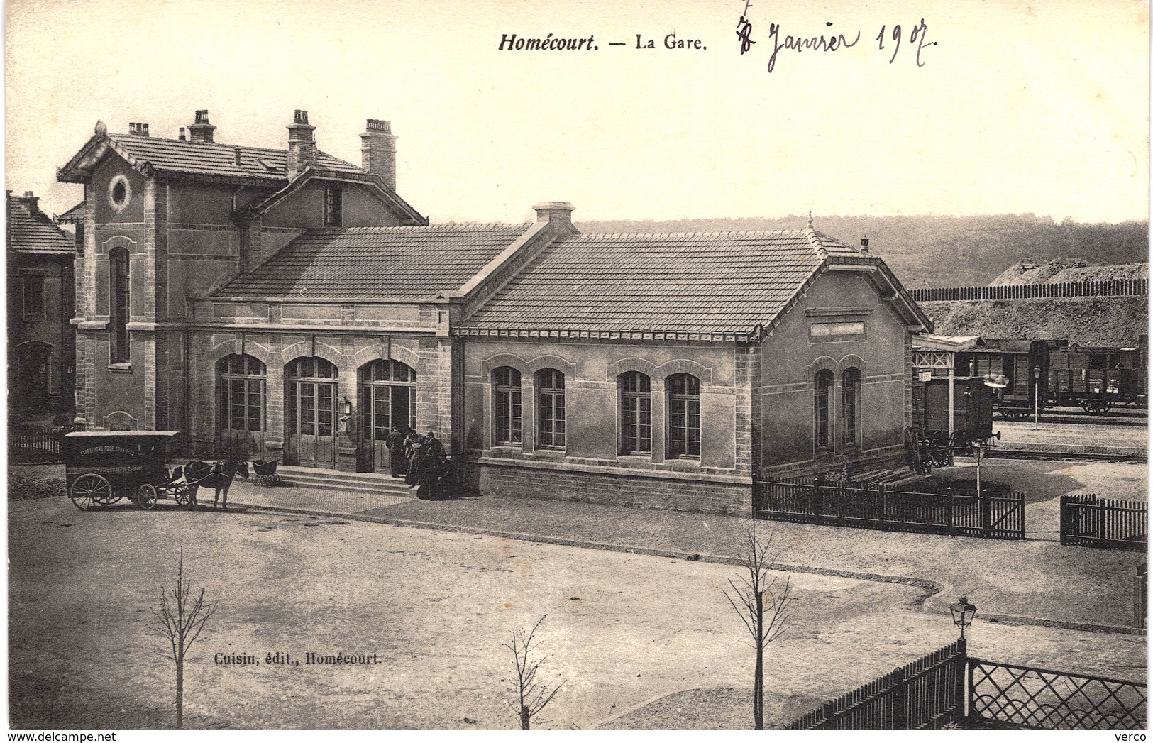 Carte postale ancienne de HOMECOURT