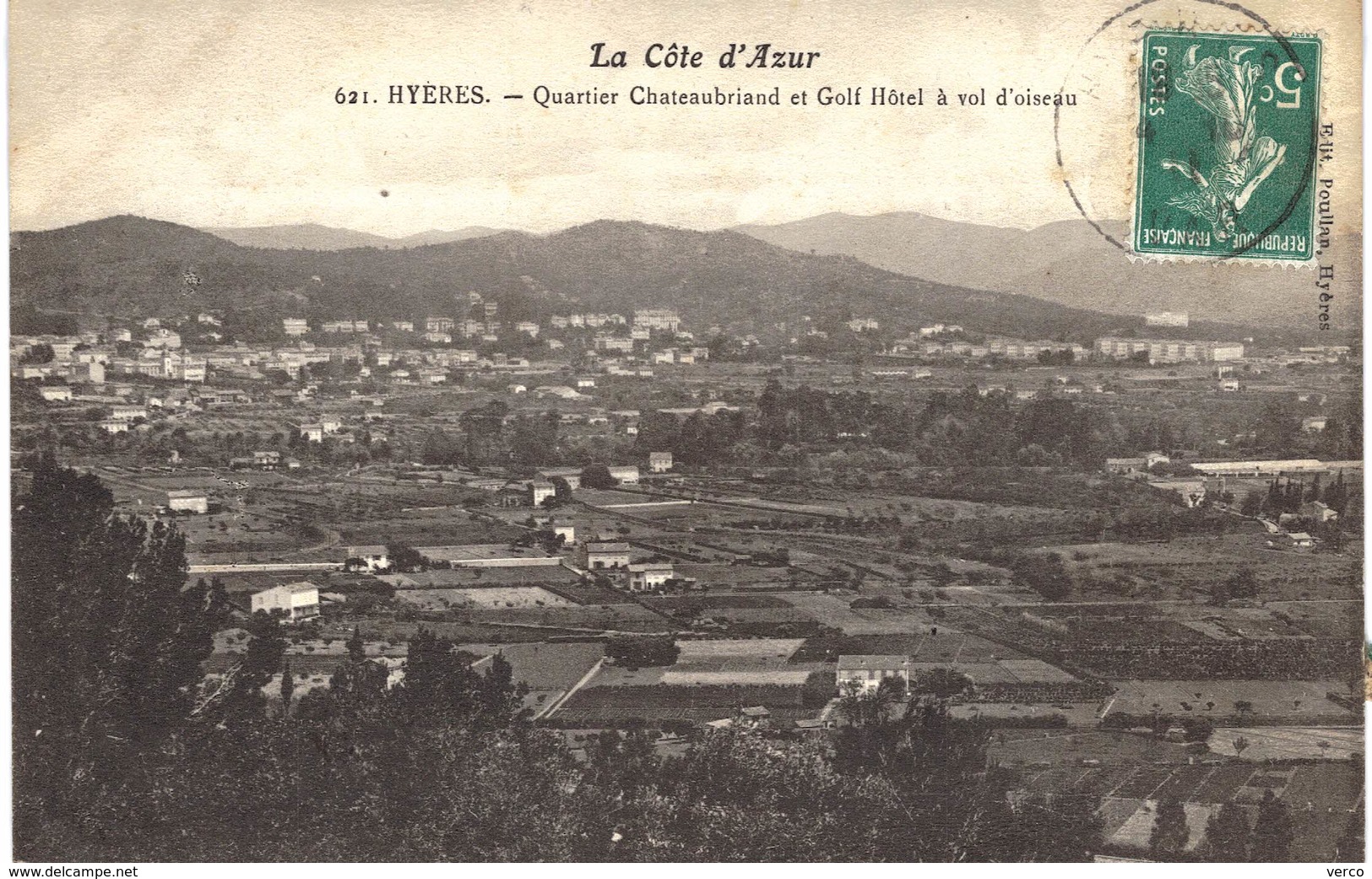 Carte postale ancienne de HYERES -