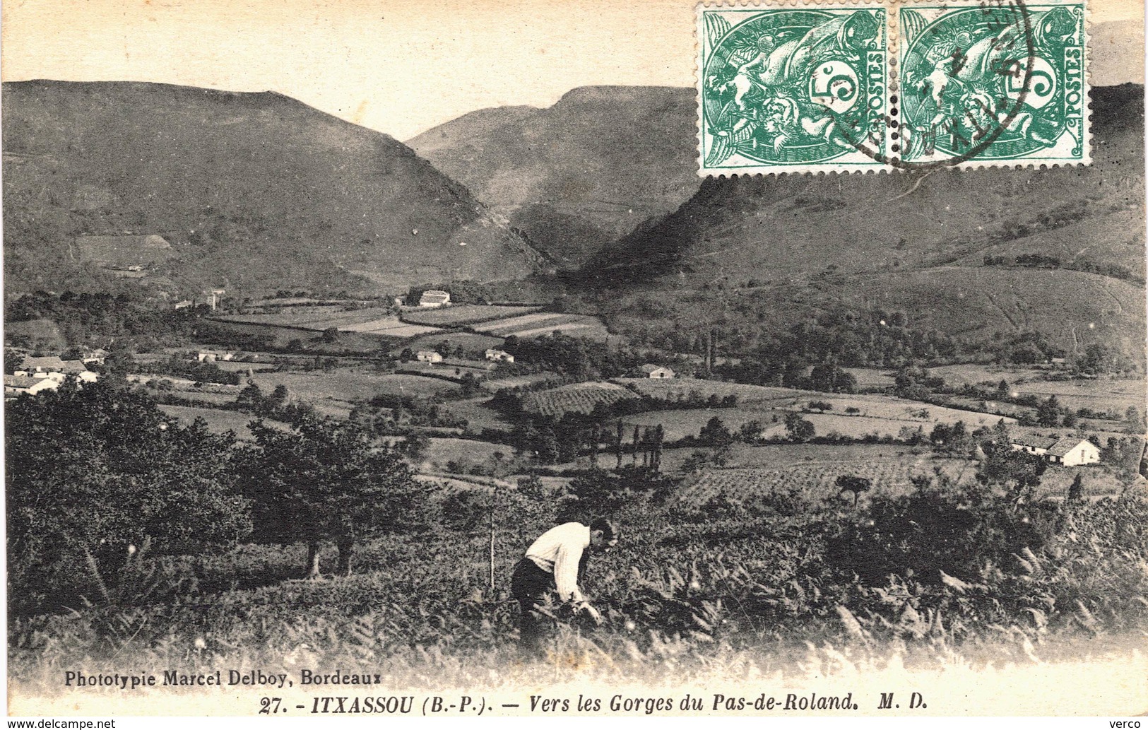 Carte Postale ancienne de ITXASSOU