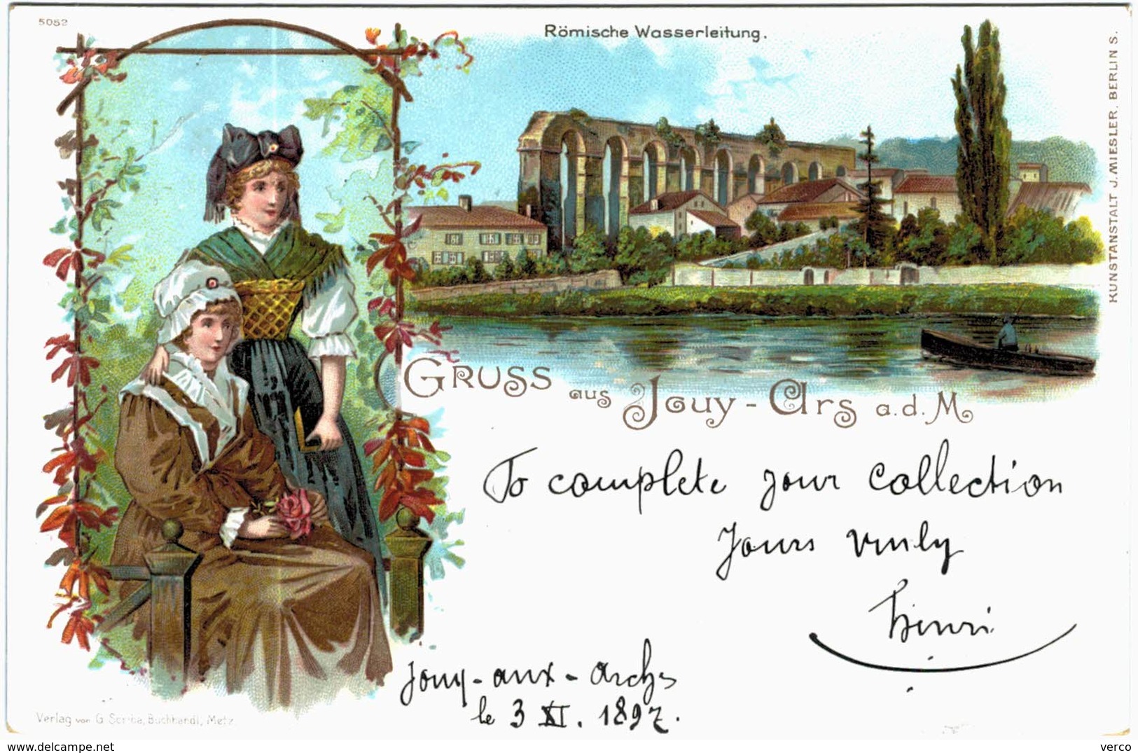 Carte Postale Ancienne de JOUY ARS SUR MOSELLE