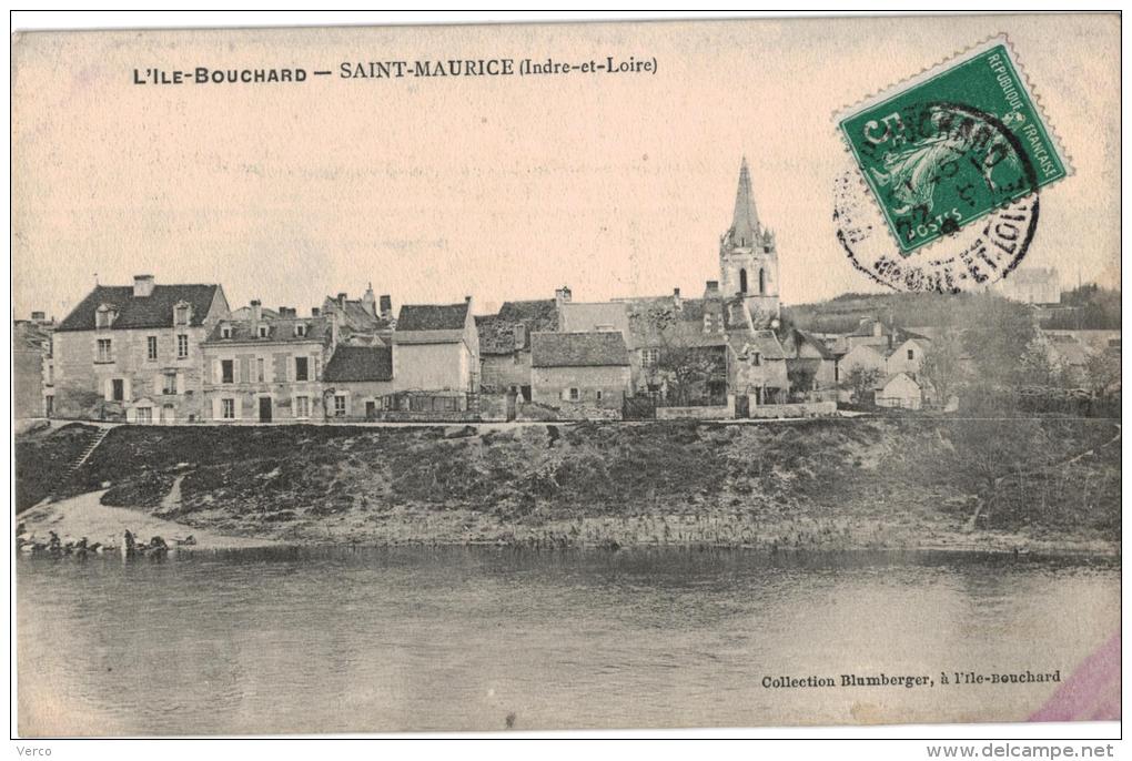 Carte Postale Ancienne de L'ILE BOUCHARD