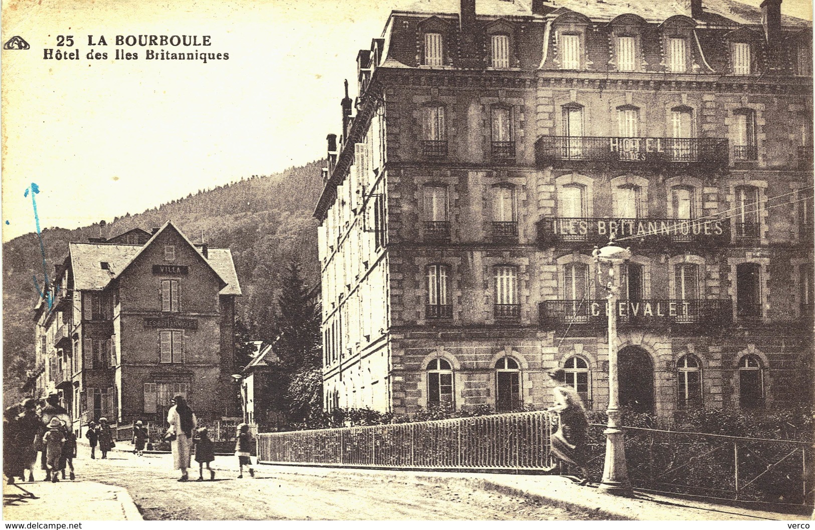 Carte postale ancienne de LA BOURBOULE