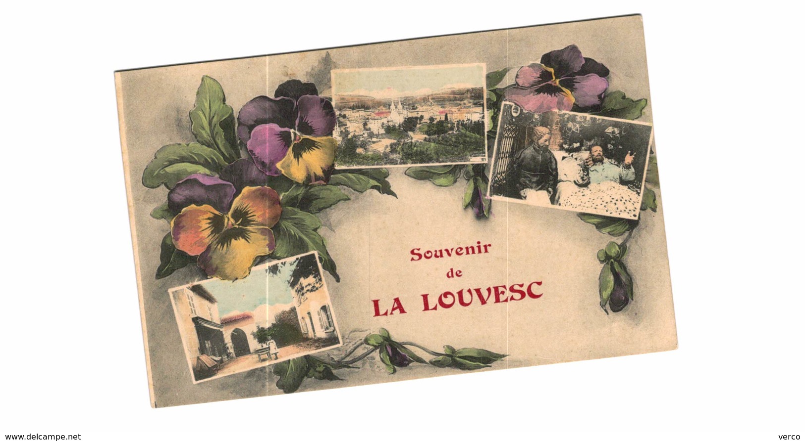 Carte Postale Ancienne de LA LOUVESC -souvenir