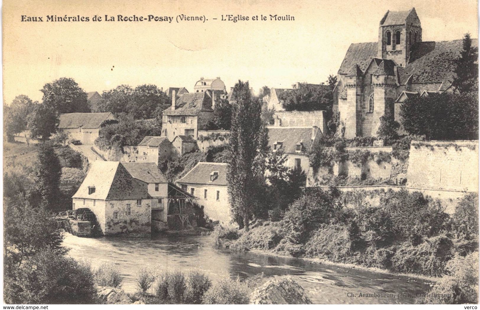 Carte postale ancienne de LA ROCHE POSAY