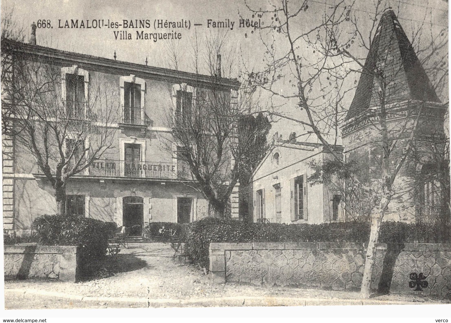 Carte POSTALE  Ancienne de  LAMALOU les BAINS - Villa Marguerite