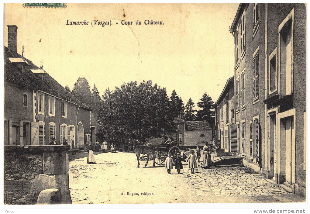 Carte Postale Ancienne de LAMARCHE