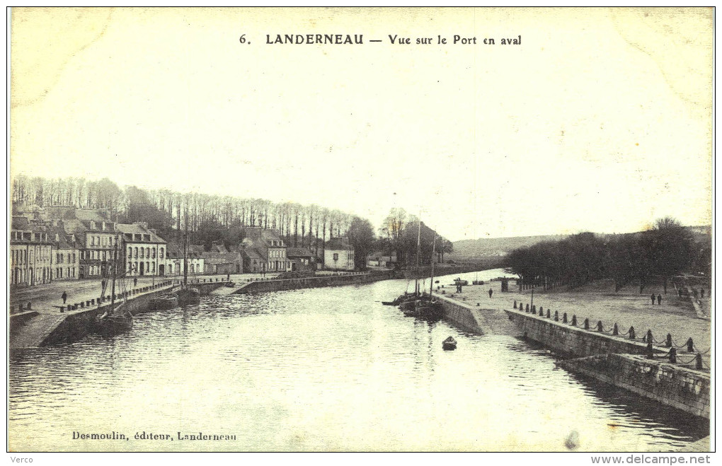 Carte Postale Ancienne de LANDERNEAU