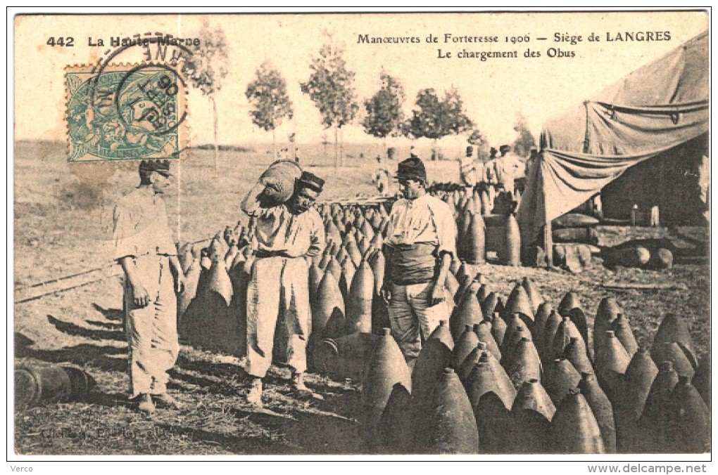 CARTE POSTALE ANCIENNE DE LANGRES -  442  SIEGE DE LANGRES