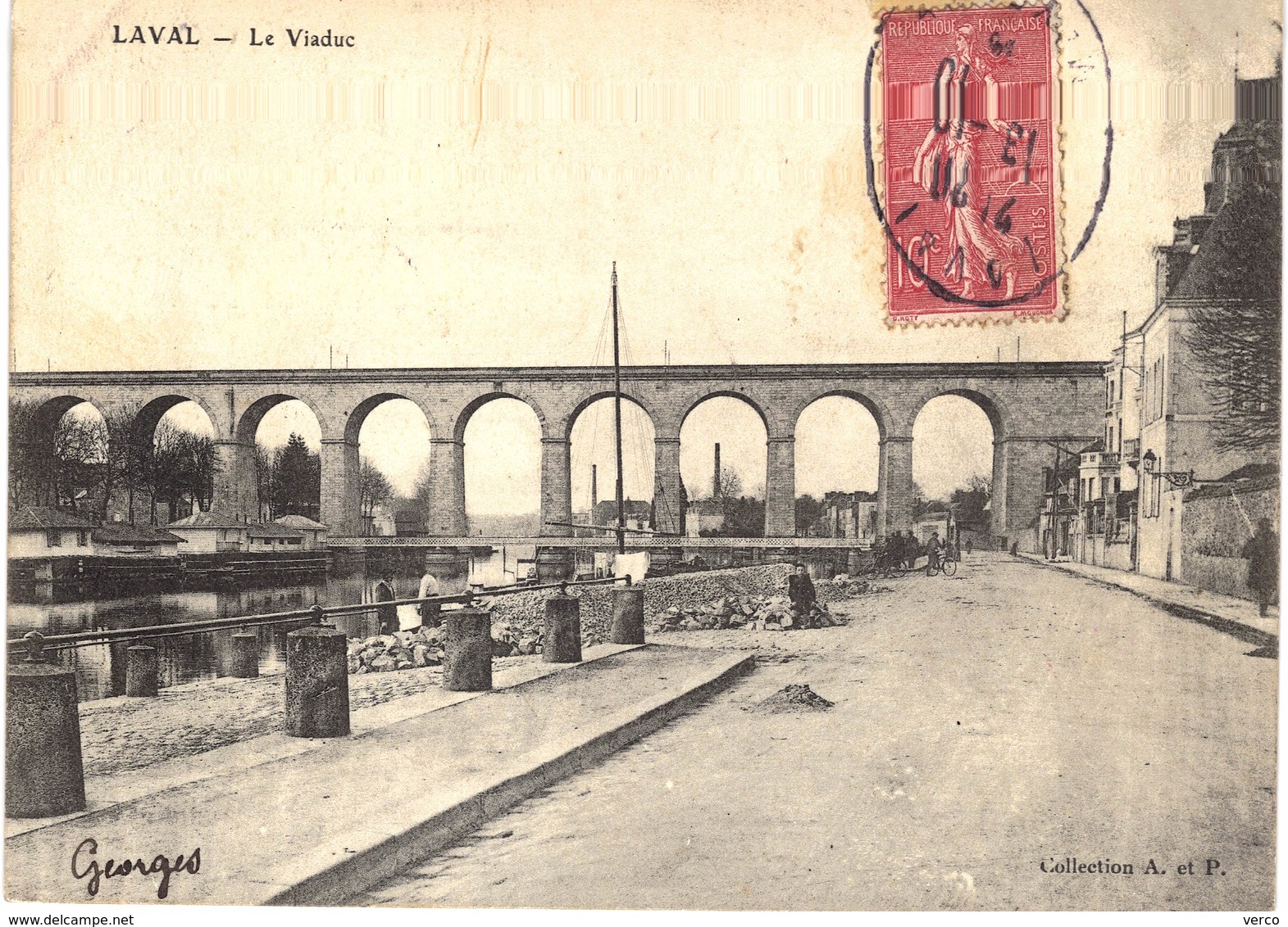 CARTE POSTALE  ancienne de LAVAL