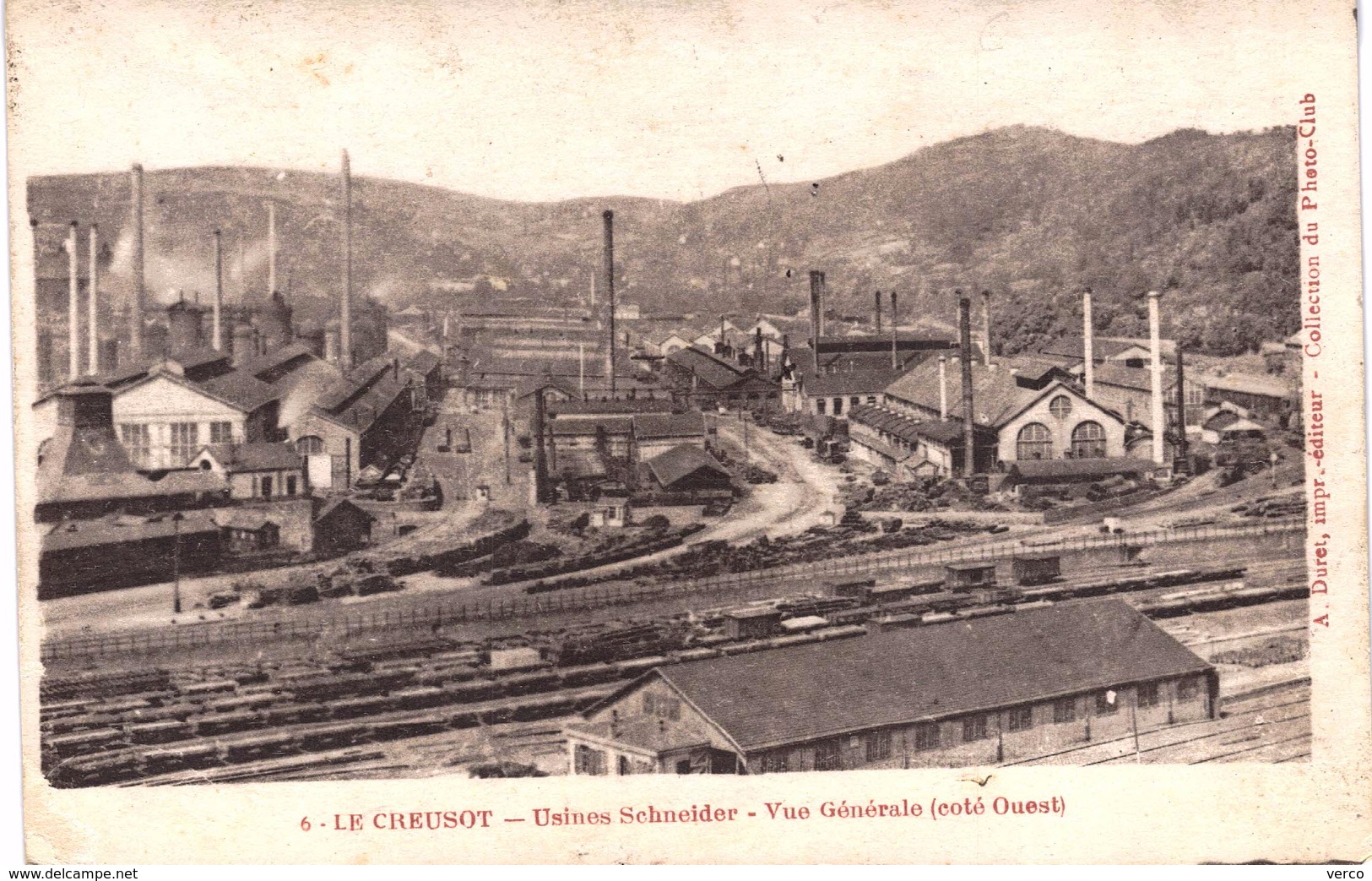 Carte postale ancienne de LE CREUSOT