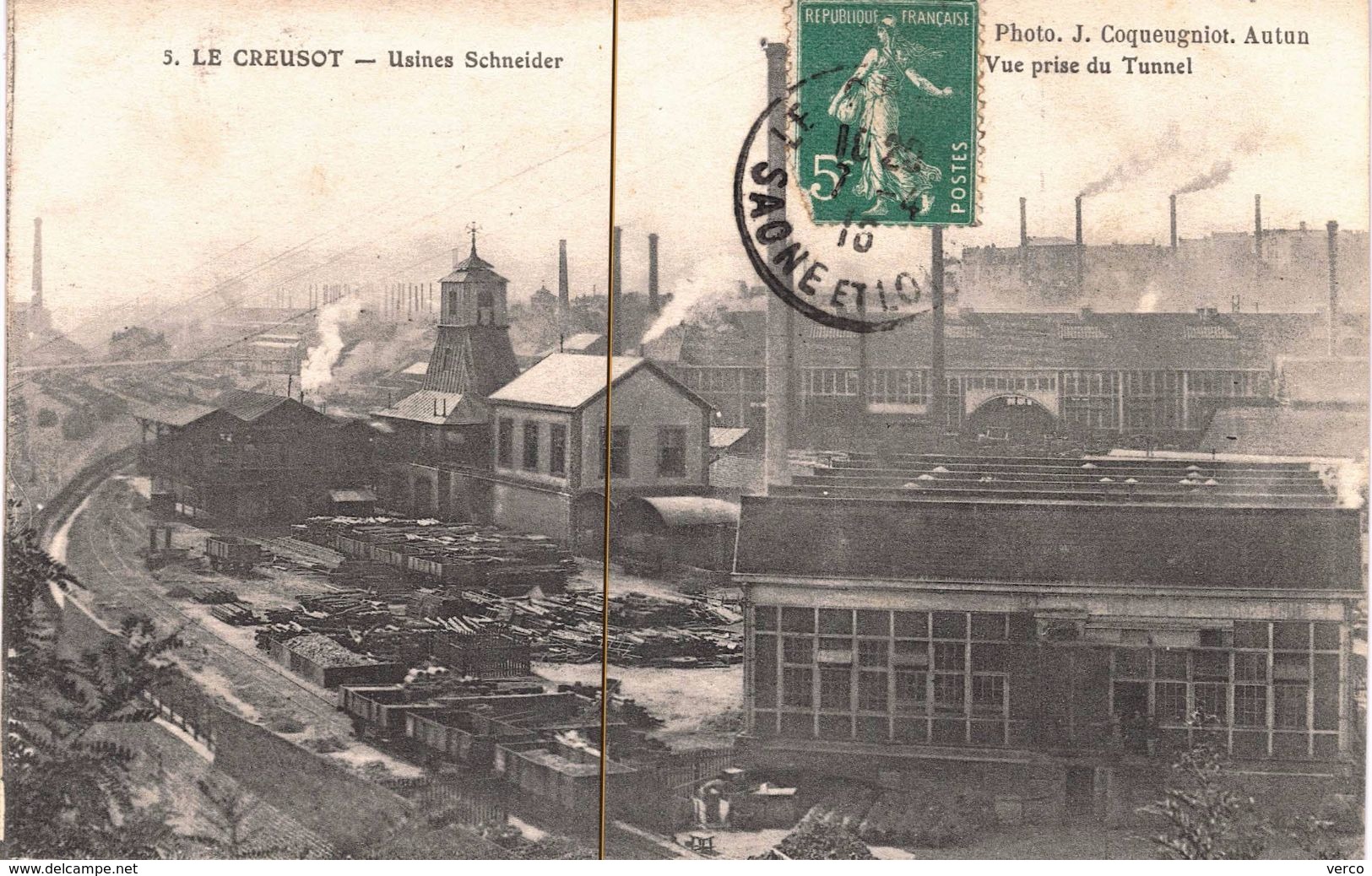 Carte postale ancienne de LE CREUSOT