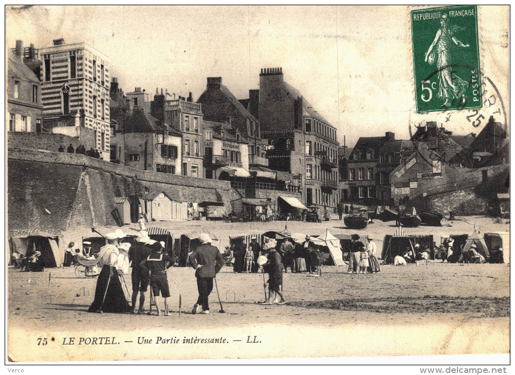 Carte Postale Ancienne de LE PORTEL