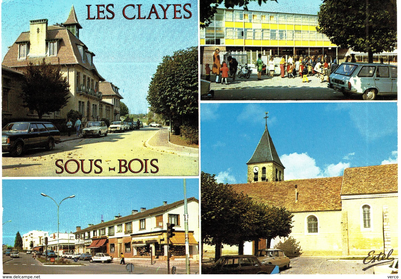 Carte   POSTALE  Ancienne de Les CLAYES sous BOIS