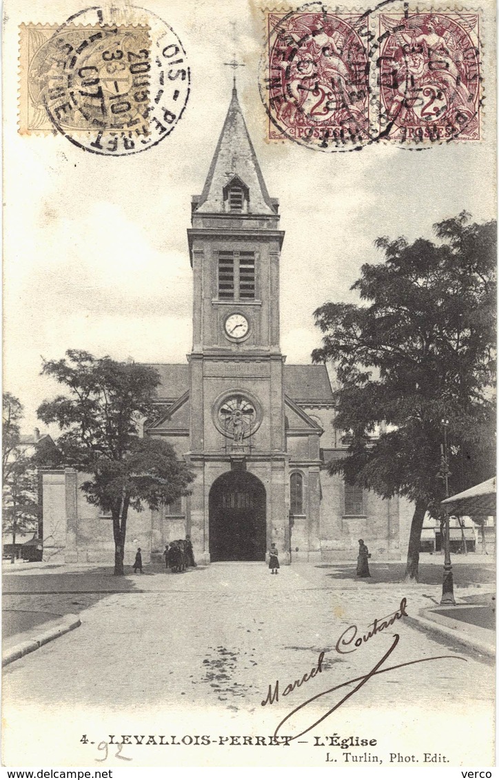 Carte POSTALE Ancienne de LEVALLOIS - PERRET -