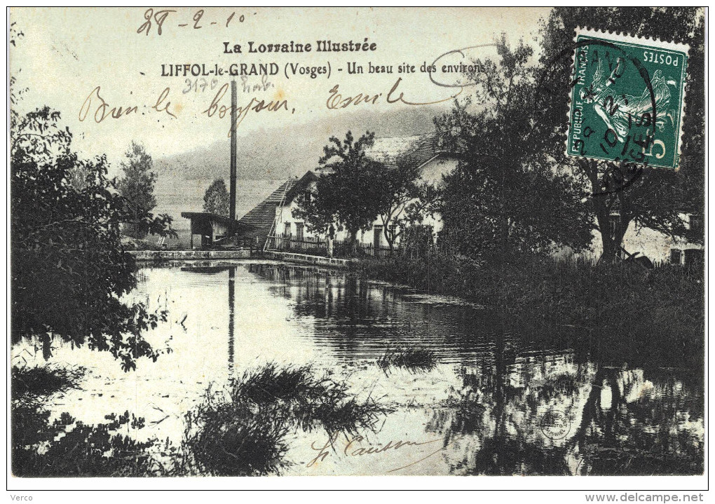 Carte Postale Ancienne de LIFFOL le GRAND