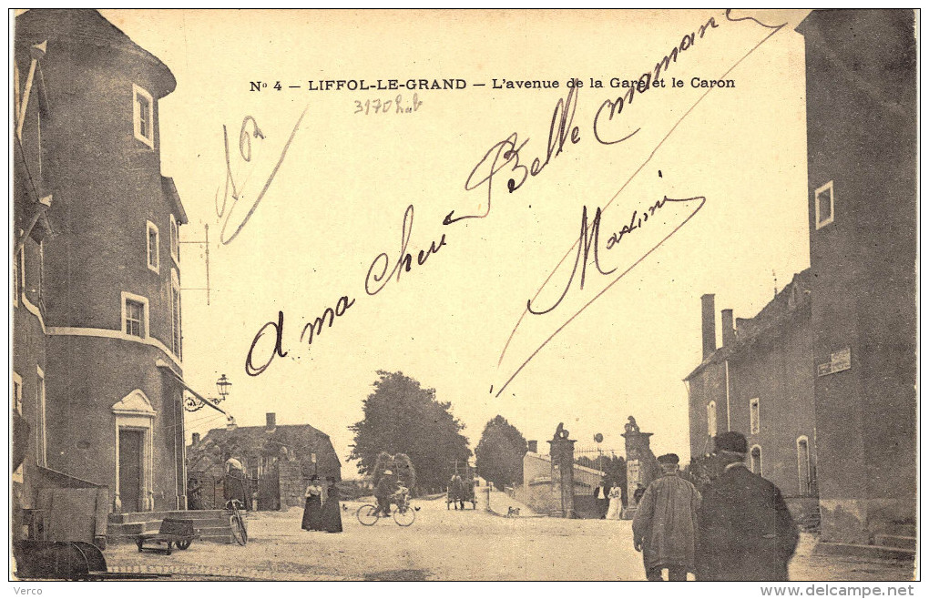 Carte Postale Ancienne de LIFFOL le GRAND