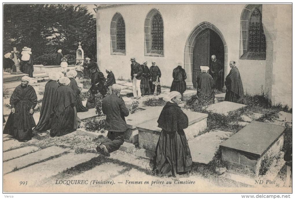 Carte Postale Ancienne de LOCQUIREC