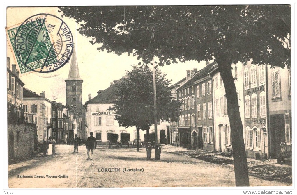 Carte Postale Ancienne de LORQUIN