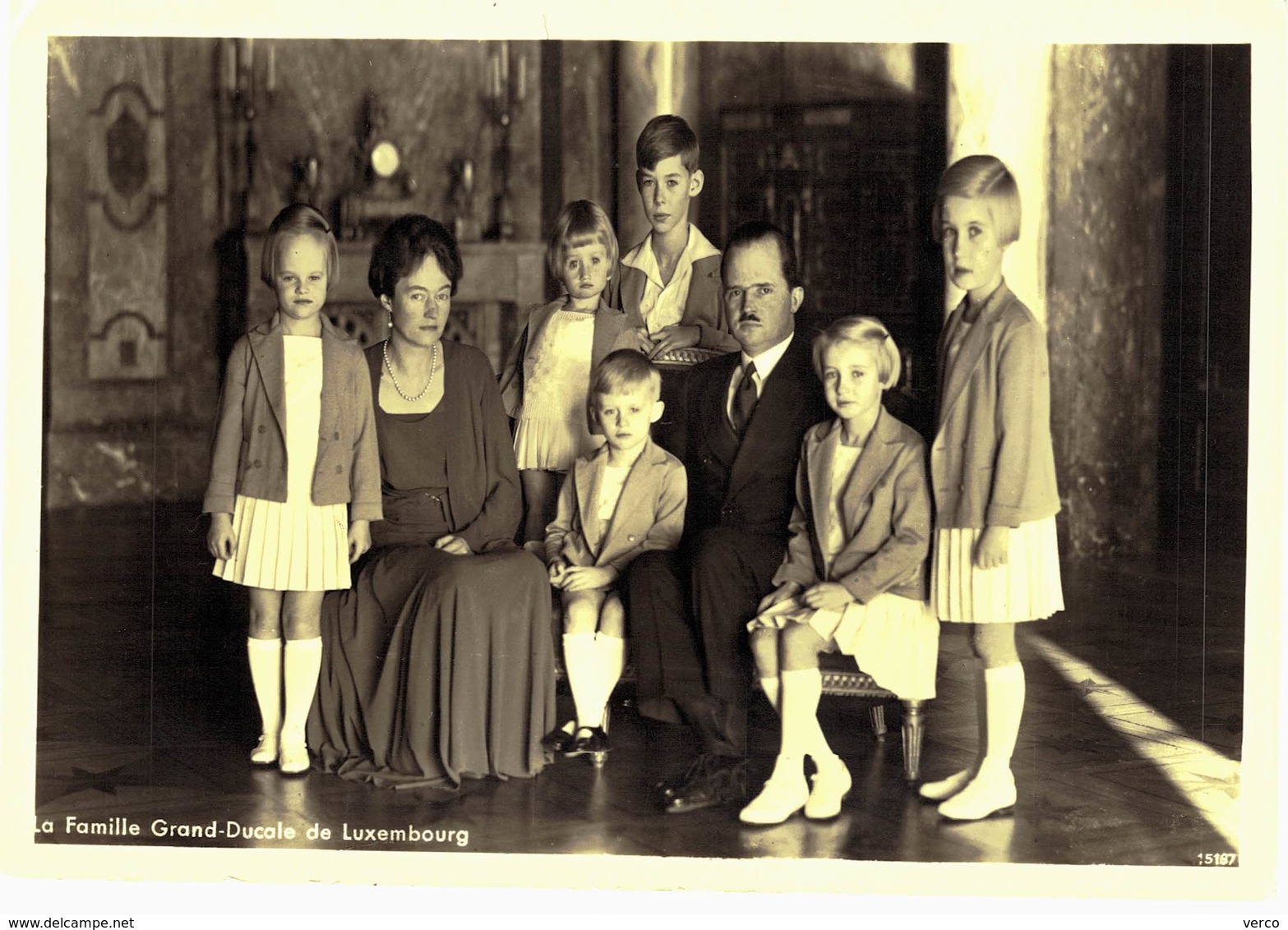 Carte POSTALE  Ancienne de LUXEMBOURG - La Famille GRAND - DUCALE,